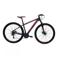 Mountain Bike Gts Pro M5 Blade Aro 29 17 21v Freios De Disco Mecânico Câmbios Shimano Cor Preto/vermelho