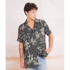 Camisa Hombre Seven M/c Verde Viscosa 45011873-6063