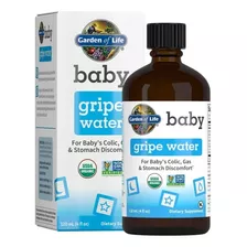 Garden Of Life Baby Gripe Water, Molestias Estomacales 120ml Sabor Neutro