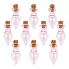 Mini Botella De Cristal De Corcho Lágrima Cae Frascos