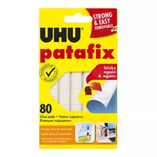 Pega Uhu Patafix Masill / Adhesivos Mini Cuadrados 80pzs