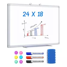 Pizarra Blanca Magnética De 24 X 18 Pulgadas, Pizarra Blanc