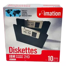 Diskettes Imation 2hd Ibm 1.44mb