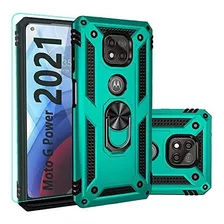 Estuche Sktgslamy Para Moto G Power 2021, Con Protector De P