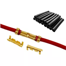 Terminal U Emenda Fio Automotivo 1.5mm + Isolantes - 50 Kits