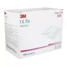 Fixador Esteril Para Cateter 3m I.v. Fix 5 X 7,4cm 100 Unid