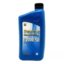 Aceite Motor A Gasolina 20w-50 Chevron Supreme 946ml