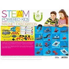 4m Magnet Exploration De Steam Powered Kids, Transforma Este