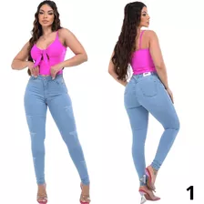 Kit Com 10 Calças Jeans Feminina Com Lycra Premium Atacado 
