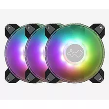 Kit De Ventilador Triple Rgb Direccionable Inwin Saturn De 1