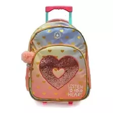 Mochila Con Carro Phi Phi Corazon 102443 - Mundo Kanata