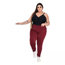 Legging Feminina Plus Size Ideal Para O Dia A Dia Pronta Ent