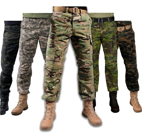 Calça Combat Camuflada Tática Militar Bélica Diversas Cores