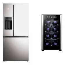 Combo: Refrigeradora Frost Free Efficient Con Autosense (im8