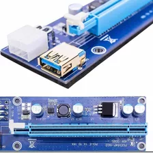 Cabo Riser Pci 1x To 16x Mini Pci-e 3.0 Usb 60cm Mineração