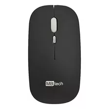 Mouse Óptico Recarregável Sem Fio 4 Botões Slim Wireless