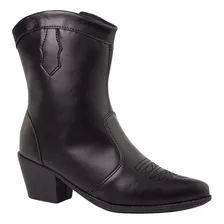 Bota Feminina Via Angel Texana Bico Fino Rodeio Contry 6901