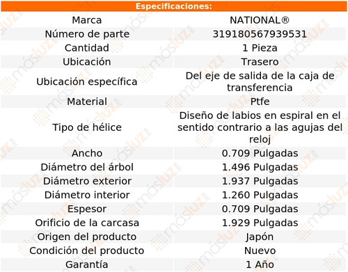 1) Retn Caja Transferencia Tras I-370 07/08 National Foto 3