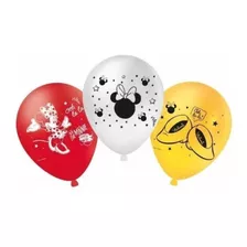 Bexiga Minnie Aniversário Festa Personagem Pacote 25 Balões