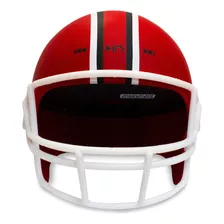 Bocina Bluetooth Casco De Americano Sound Edge Color Rojo