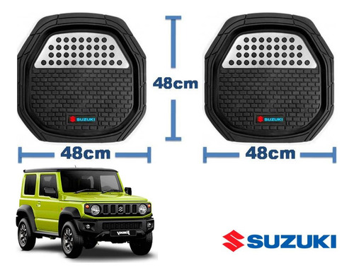 Tapetes 3d Logo Suzuki + Cubre Volante Jimny 2020 A 2023 Foto 5