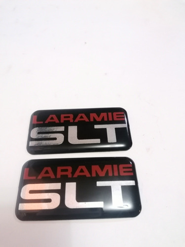 Par Emblemas Dodge Ram Laramie Slt Laterales Foto 2