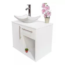 Gabinete Para Baño Con Puerta Y Cajón Sin Lavabo Y Monomando