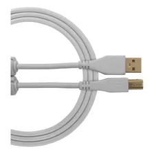 Cable Audio Usb Udg 2.0 A-b 1 Mt Blanco Recto U95001wh