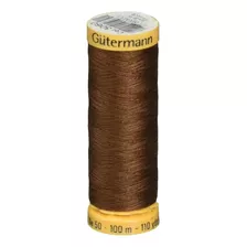 Gutermann - Hilo De Algodon Natural 110 Yardas Color Marr