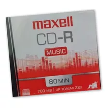 Cd-r Music Maxell 80 Minutos Para Gravador Philips, Sony Etc