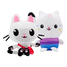 Kit Pelucia Gato Pandy E Cake Casa Magica Da Gabby Dollhouse