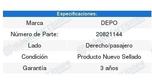 Par De Faros Depo Pontiac G6 2005 2006 2007 2008 2009 Foto 2