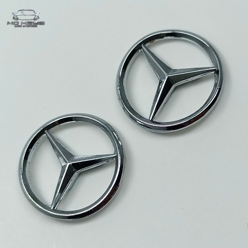 Emblema Llave Control Mercedes Benz Logo 2 Piezas Foto 5