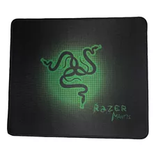 Almohadilla Mouse Pad Gamer Borde Cosido Compatible Razer Color Negro