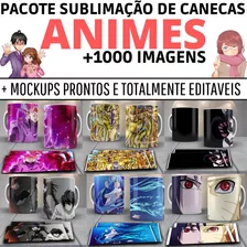 Pacote De Artes Animes 2022 Sublimação Canecas 