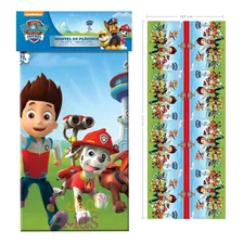 Mantel De Plastico Rectangular Paw Patrol (254 X 107 Cm) Color Pesonaje