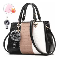 Bolsas Bandolera Mujer Moda Dama Tote Con Cartera Y Colgante