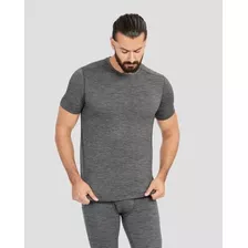 Terramar Camiseta Merino De Manga Corta Para Hombre Standard