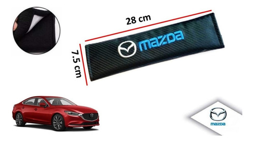 Par Almohadillas Cubre Cinturon Mazda 6 2.5l 2019 A 2021 Foto 3