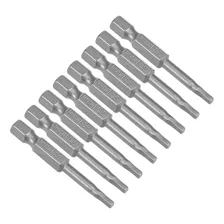 Uxcell 8 Pcs H3 Brocas De Destornillador De Cabeza Hexagonal