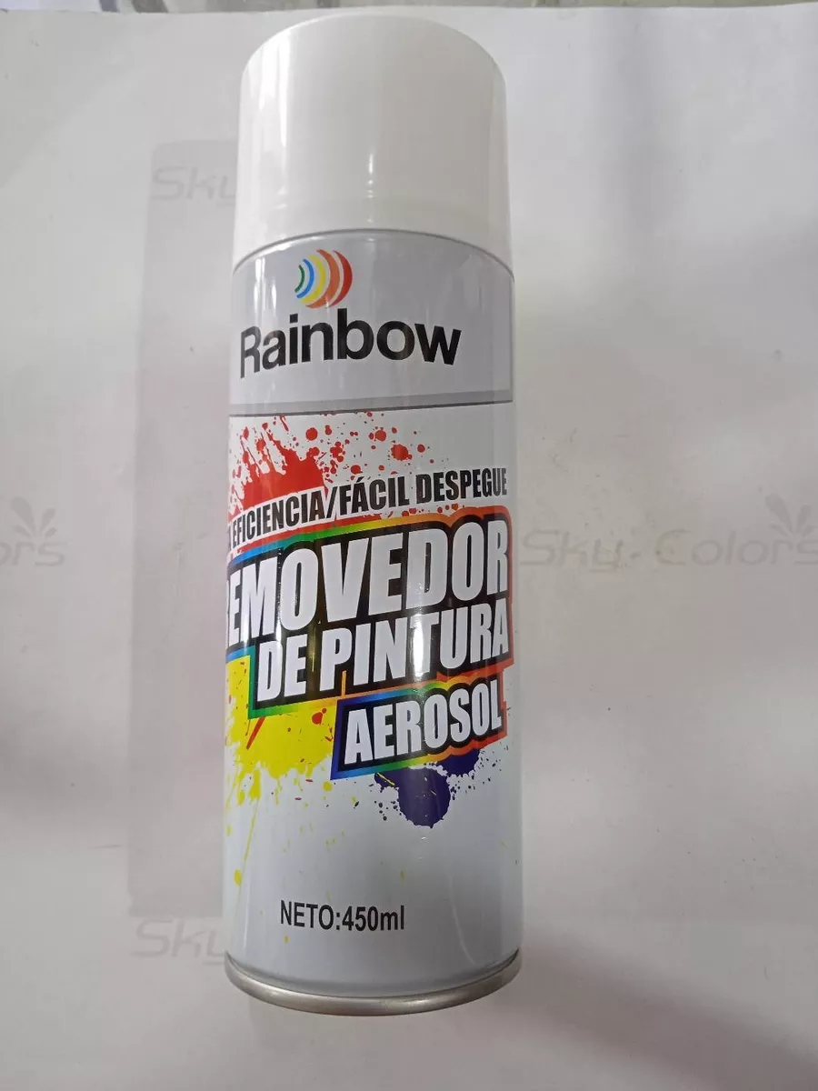 Spray Removedor De Pintura 450 Ml Rainbow Alta Eficiencia 