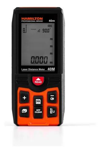 Medidor Laser Distancia Hamilton Md40 Mts Cinta Metrica Dgm