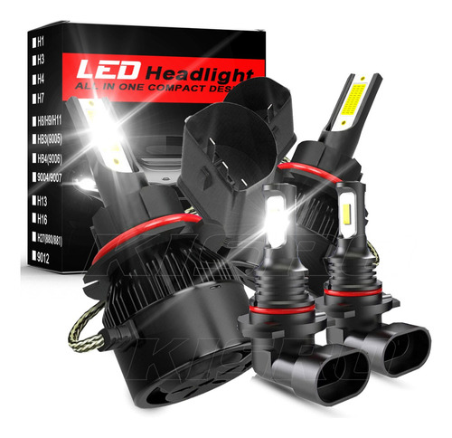 Z Kit De Focos Led 9007 880 De Luz Alta/baja 14000 Lm Para Dodge Stratus