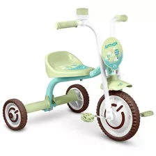 Triciclo Motoca Infantil Modelo Baby Nathor Aluminio Verde