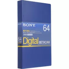 Fita Betacam Digital Bctd64l Sony - Emitimos Nf