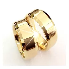 Par Alianças Ouro 18k 6mm 8gr Anatômicas Casamento 