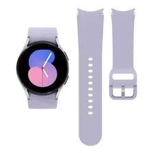 Pulseira De Silicone Para Samsung Galaxy Watch 4/5 Lavender