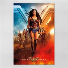 Poster 60x90cm Filmes Wonder Woman Mulher Maravilha 52