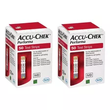 100 Tiras Cintas Reactivas Accu Chek Performa | Ei2 R