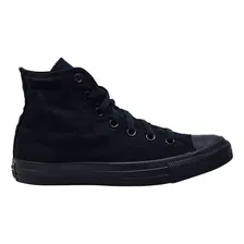 Tenis Converse Lona Negro Liso Botita Bota 100% Original